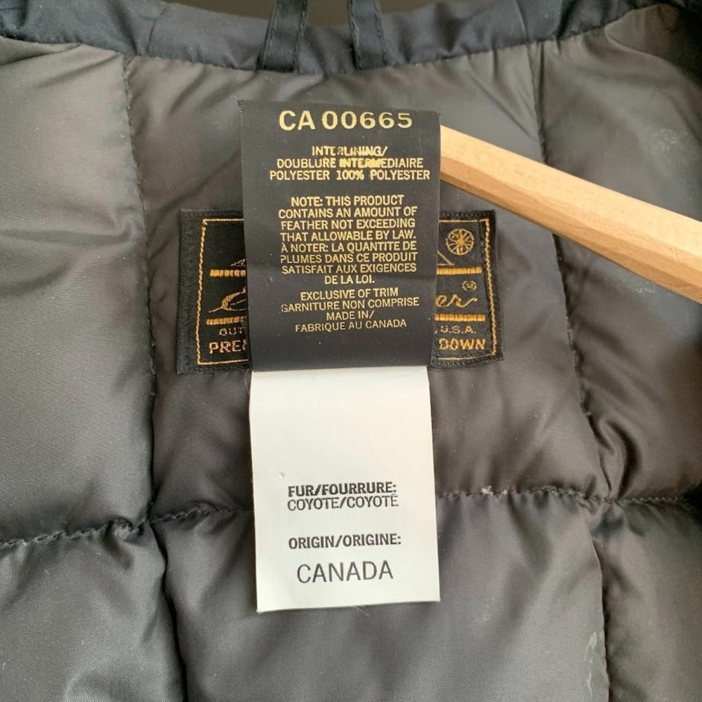 Vintage Eddie Bauer Premium Goose Down Black Winter Coat Puffer Women's Medium - Picture 13 of 16